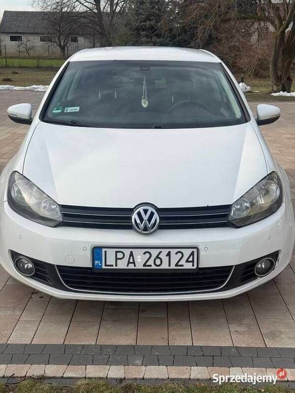 Biały Używany 2010 VW Golf VI Hatchback | 14 500 zł (Dobra cena) - Obraz 1/3