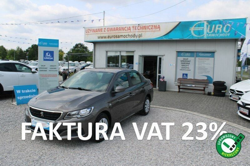 Brązowy (metalik) Używany 2018 Peugeot 301 Sedan/Limuzyna | 23 495 zł - Obraz 1/4
