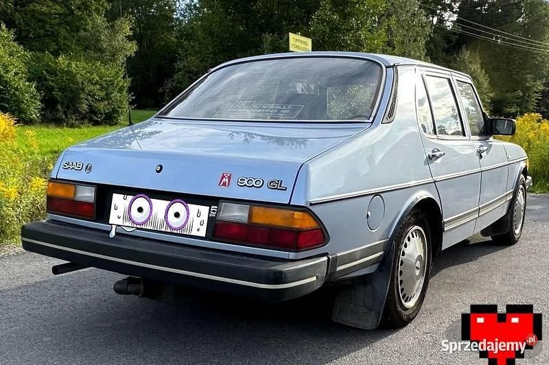 Niebieski Używany 1984 Saab 900 Hatchback | 42 000 zł - Obraz 1/4