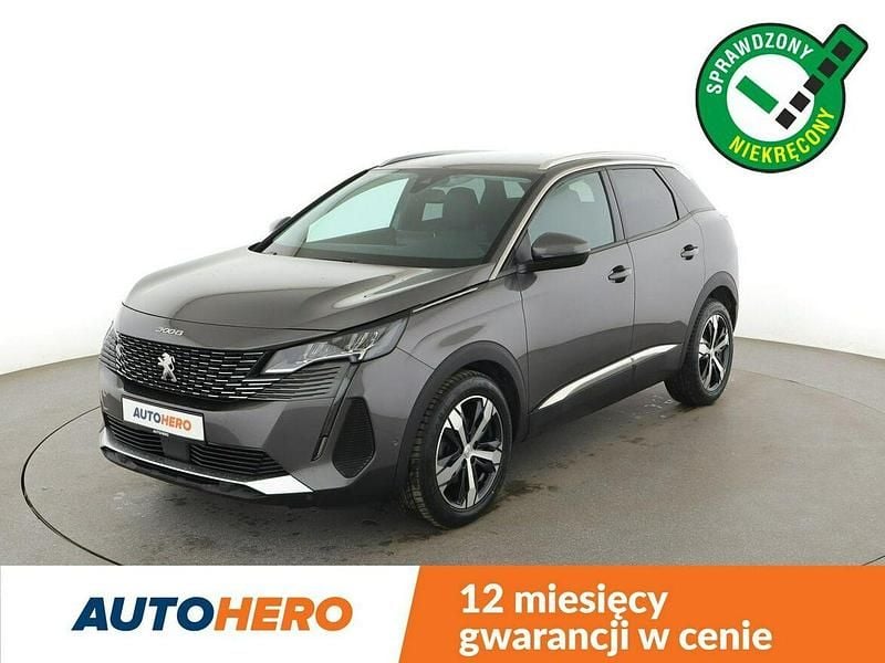 Szary Używany 2021 Peugeot 3008 SUV | 76 700 zł (Uczciwa cena) - Obraz 1/3