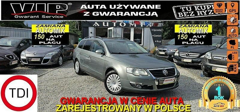 Szary Używany 2006 VW Passat Kombi | 12 800 zł (Uczciwa cena) - Obraz 1/4