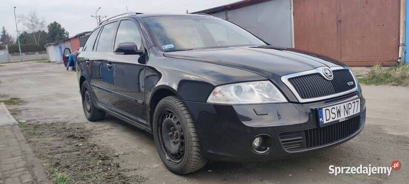 Czarny Używany 2008 Skoda Octavia RS Kombi | 14 999 zł (Dobra cena) - Obraz 1/4
