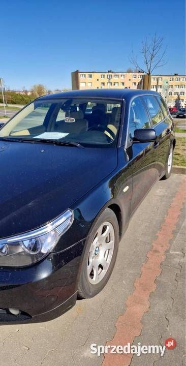Czarny Używany 2006 BMW 525 Kombi | 25 000 zł (Dość drogi) - Obraz 1/4