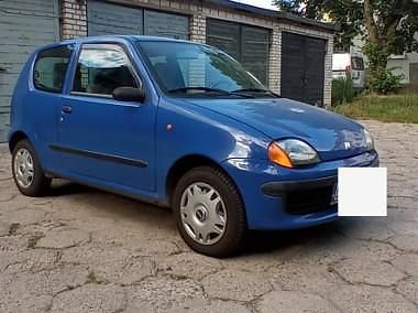 Niebieski Używany 2000 Fiat Seicento Hatchback | 4500 zł - Obraz 1/4
