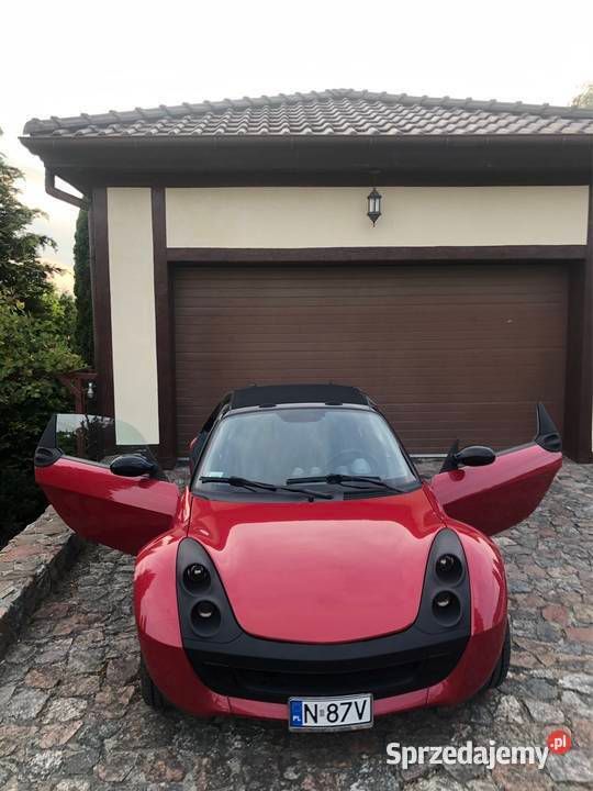 Czerwony Używany 2004 Smart Roadster Kabriolet | 28 300 zł - Obraz 1/4