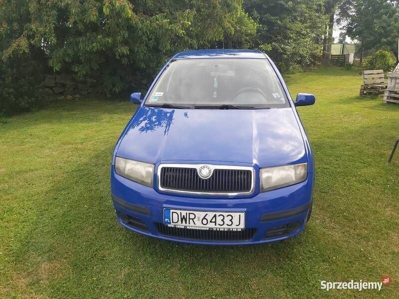 Niebieski Używany 2007 Skoda Fabia Hatchback | 7500 zł (Drogi) - Obraz 1/4