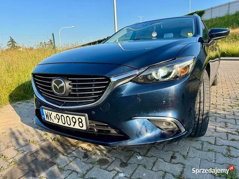 Granatowy Używany 2014 Mazda 6 Kombi | 47 000 zł - Obraz 1/4