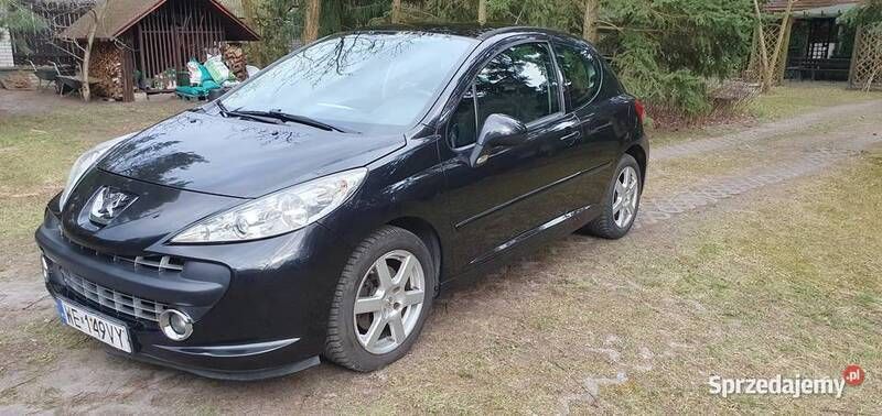 Czarny Używany 2007 Peugeot 207 Hatchback | 10 800 zł (Dość drogi) - Obraz 1/4