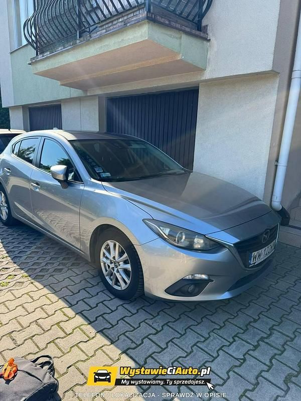 Srebrny (metalik) Używany 2014 Mazda 3 Hatchback | 27 900 zł (Uczciwa cena) - Obraz 1/4