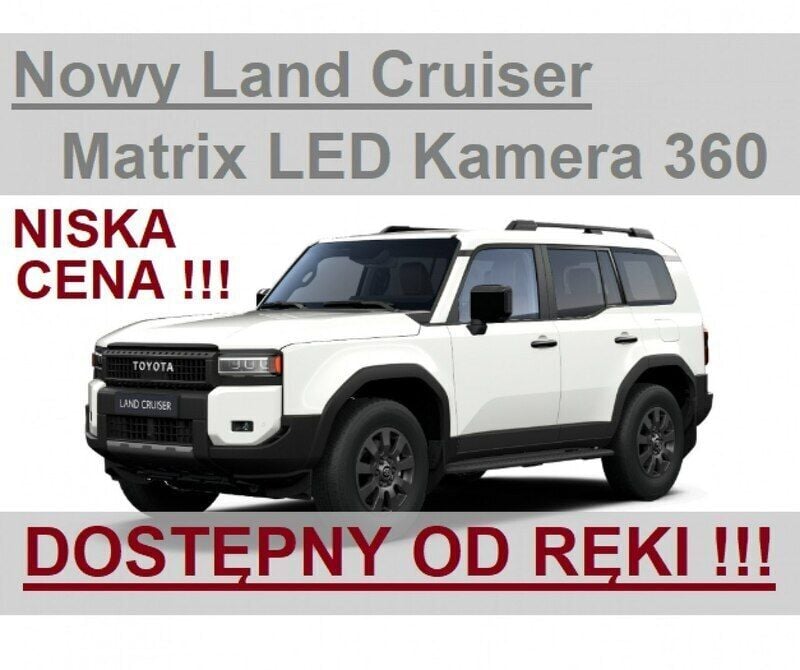 Biały Nowe 2024 Toyota Land Cruiser SUV | 363 000 zł - Obraz 1/4
