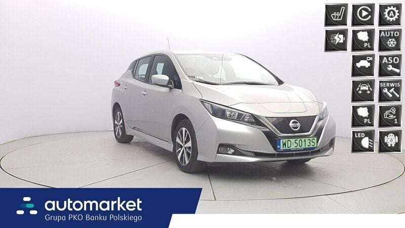 Srebrny Używany 2022 Nissan Leaf Hatchback | 74 850 zł (Uczciwa cena) - Obraz 1/4