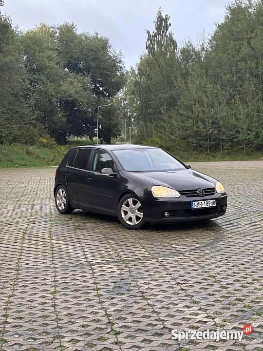 Czarny Używany 2005 VW Golf V Hatchback | 14 000 zł (Dość drogi) - Obraz 1/4