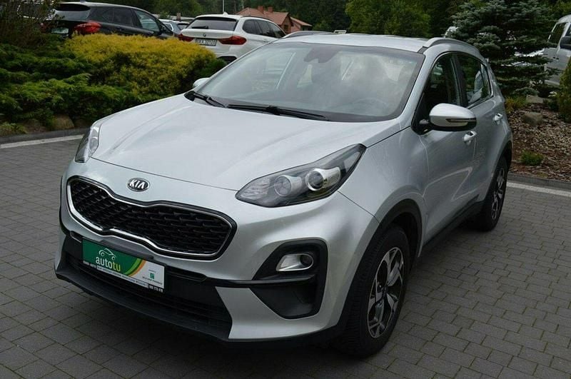 Srebrny (metalik) Używany 2021 Kia Sportage 2 SUV | 67 800 zł (Dobra cena) - Obraz 1/4