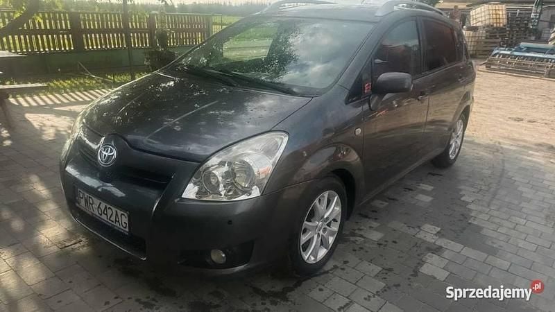 Grafitowy Używany 2008 Toyota Corolla Verso Minivan | 12 500 zł (Uczciwa cena) - Obraz 1/4