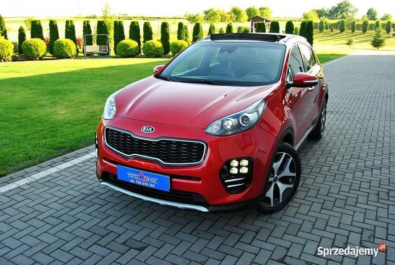Bordowy Używany 2016 Kia Sportage GT-Line SUV | 63 900 zł (Uczciwa cena) - Obraz 1/4