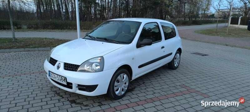 Biały Używany 2008 Renault Clio II Campus Hatchback | 3200 zł (Dobra cena) - Obraz 1/4