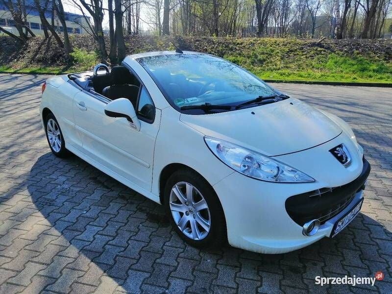 Beżowy Używany 2008 Peugeot 207 CC Kabriolet | 8900 zł (Dobra cena) - Obraz 1/4