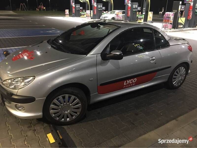 Srebrny Używany 2003 Peugeot 206 CC Kabriolet | 6999 zł (Uczciwa cena) - Obraz 1/3