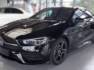 Czarny Używany 2022 Mercedes CLA200 AMG Coupe | 214 646 zł - Obraz 1/4
