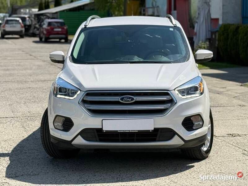 Biały Używany 2018 Ford Kuga SUV | 68 900 zł (Uczciwa cena) - Obraz 1/4