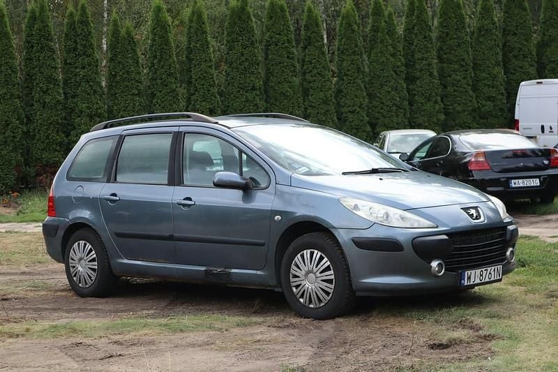 Szary Używany 2007 Peugeot 307 Kombi | 1500 zł (Super Cena) - Obraz 1/3