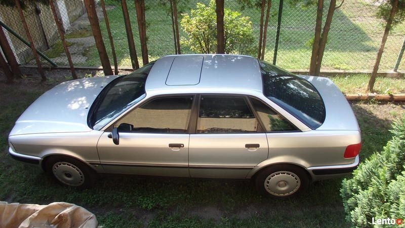 Srebrny Używany 1994 Audi 80 Hatchback | 7500 zł - Obraz 1/4
