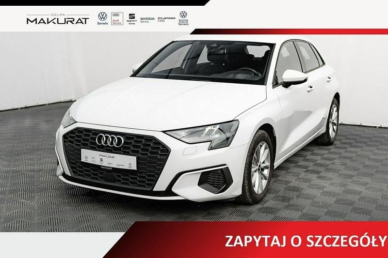 Biały Używany 2023 Audi A3 Comfort Hatchback | 89 840 zł - Obraz 1/4