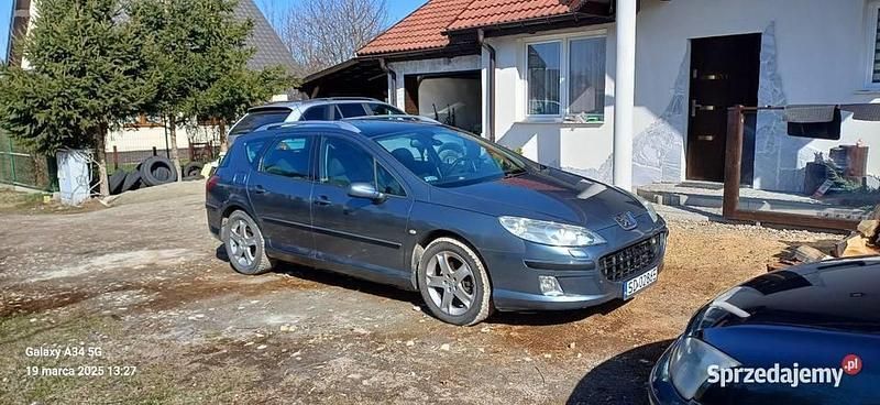 Grafitowy Używany 2004 Peugeot 407 Kombi | 8000 zł (Drogi) - Obraz 1/4