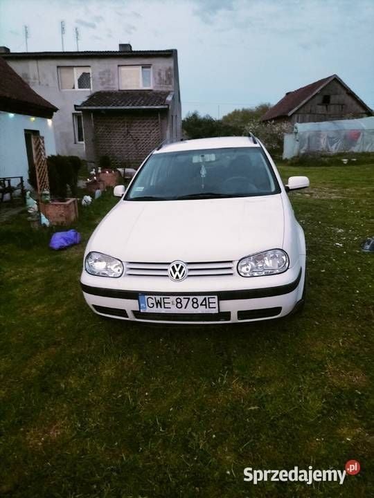 Biały Używany 1999 VW Golf IV Sedan/Limuzyna | 3999 zł - Obraz 1/4