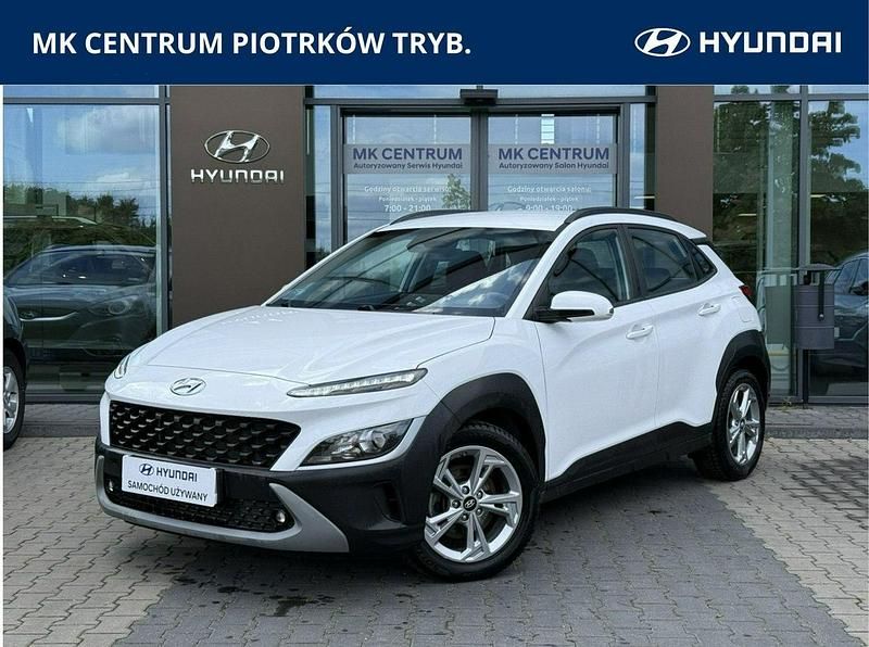 Biały (metalik) Używany 2021 Hyundai Kona Comfort SUV | 77 900 zł (Dobra cena) - Obraz 1/4