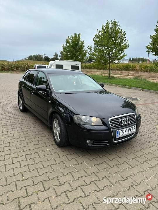Czarny Używany 2006 Audi A3 Hatchback | 12 400 zł (Dobra cena) - Obraz 1/4