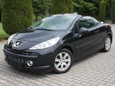 Czarny Używany 2008 Peugeot 207 CC Kabriolet | 13 900 zł (Uczciwa cena) - Obraz 1/4