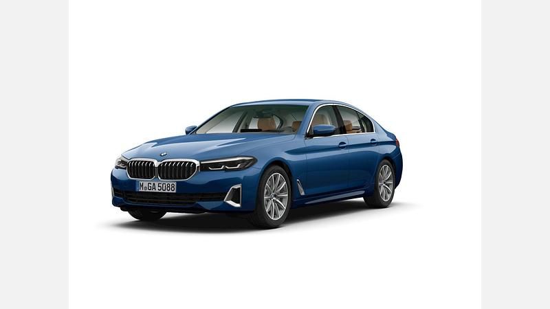 Niebieski phytonic metalizowany Używany 2021 BMW 520 Luxury Line Sedan/Limuzyna | 149 900 zł (Dość drogi) - Obraz 1/3