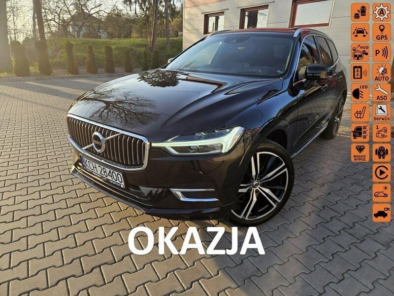 Czarny (metalik) Używany 2019 Volvo XC60 SUV | 119 990 zł (Dość drogi) - Obraz 1/4