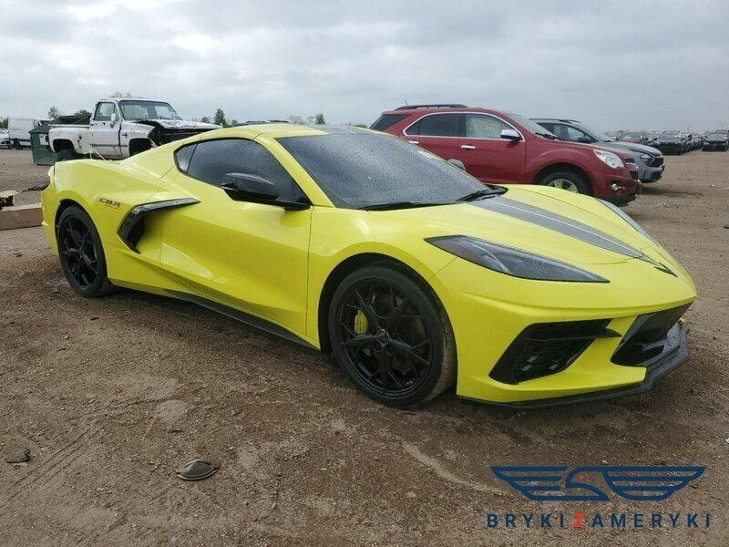 Żółty Używany 2021 Chevrolet Corvette Coupe | 196 700 zł - Obraz 1/3