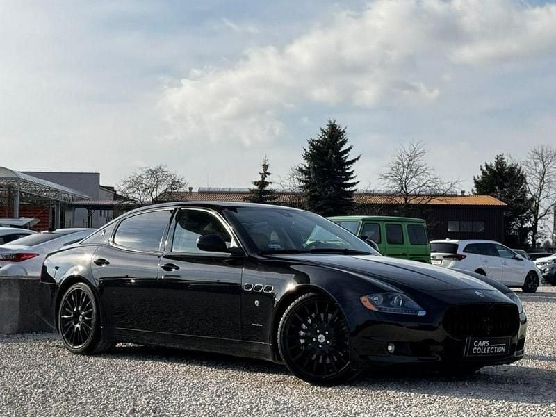 Czarny (metalik) Używany 2012 Maserati Quattroporte Sedan/Limuzyna | 114 900 zł - Obraz 1/4