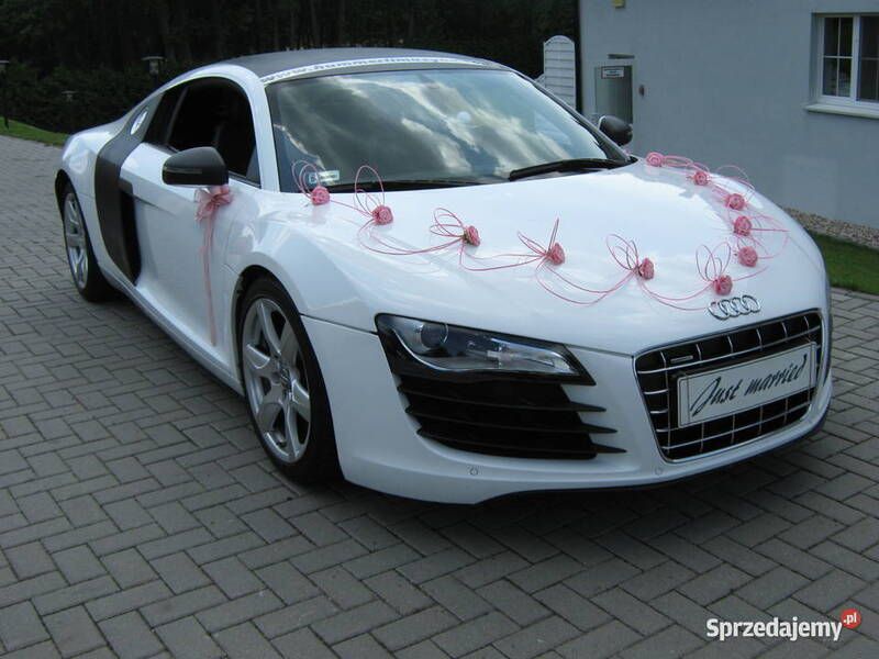 Biały Używany 2009 Audi R8 Coupé Coupe | 300 000 zł - Obraz 1/2