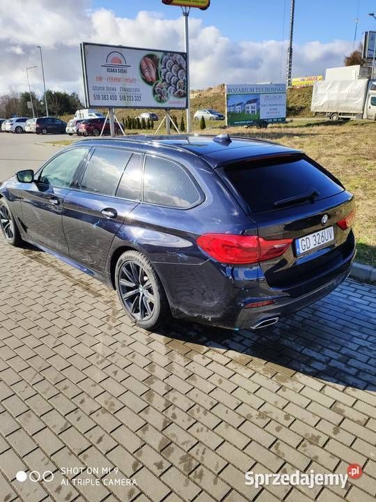 Czarny Używany 2017 BMW 530 Shadowline Kombi | 96 000 zł - Obraz 1/4