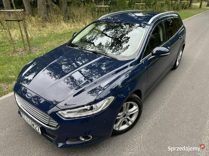 Granatowy Używany 2016 Ford Mondeo Titanium Kombi | 36 900 zł (Dobra cena) - Obraz 1/4