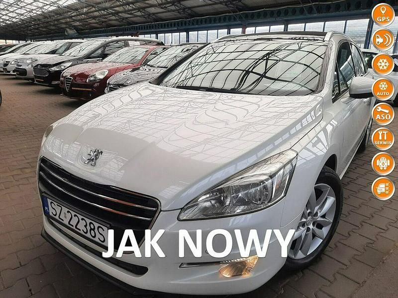 Biały (metalik, perła) Używany 2011 Peugeot 508 Kombi | 24 300 zł (Drogi) - Obraz 1/4