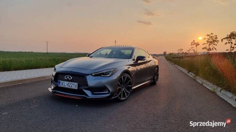 Szary Używany 2017 Infiniti Q60 Coupe | 96 000 zł - Obraz 1/4
