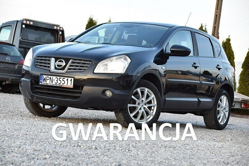 Czarny Używany 2008 Nissan Qashqai SUV | 23 900 zł (Dobra cena) - Obraz 1/4