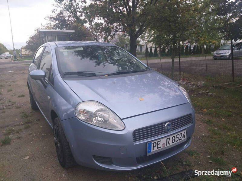 Niebieski Używany 2006 Fiat Grande Punto Hatchback | 6100 zł (Dobra cena) - Obraz 1/4