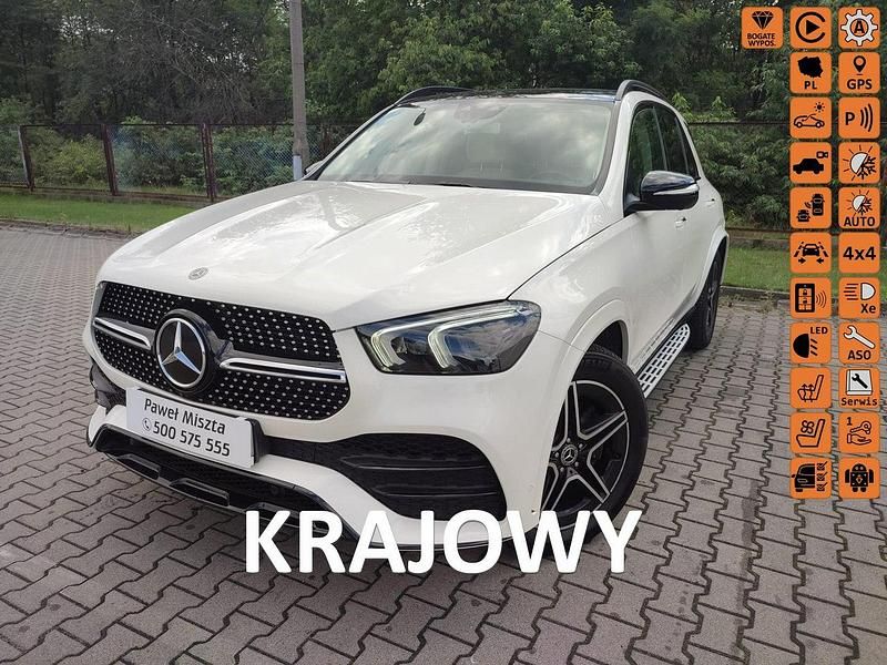 Biały Używany 2019 Mercedes GLE400 SUV | 239 900 zł - Obraz 1/4