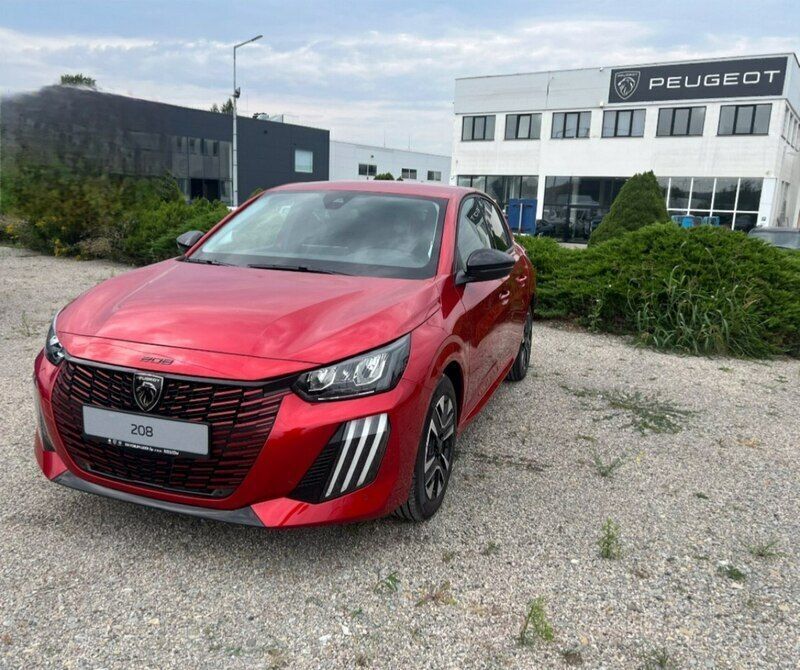 Czerwony (metalik) Nowe 2024 Peugeot 208 Allure Hatchback | 97 100 zł (Uczciwa cena) - Obraz 1/4