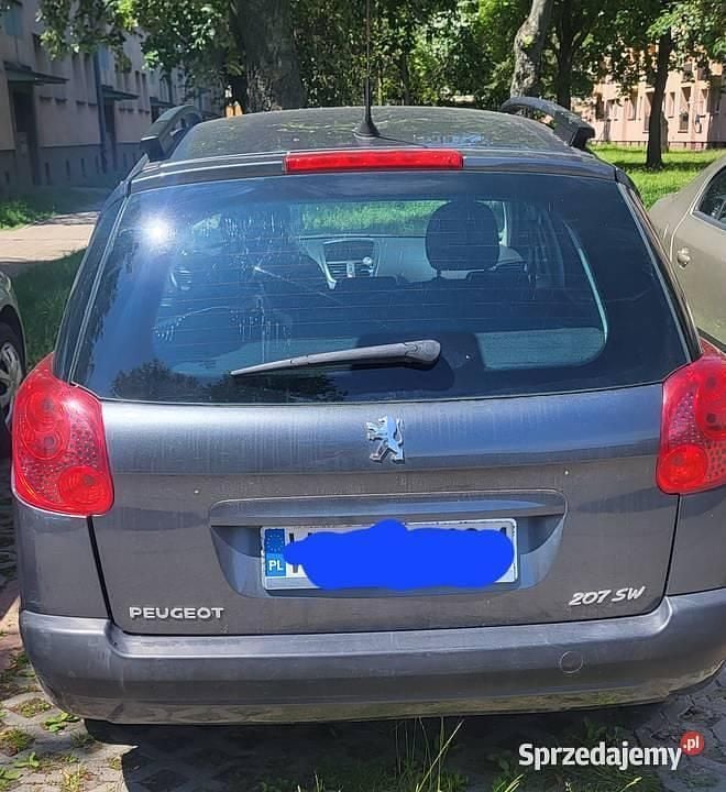 Szary Używany 2009 Peugeot 207 Kombi | 7000 zł (Uczciwa cena) - Obraz 1/4