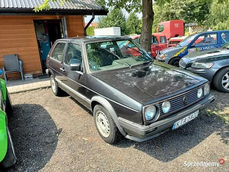 Czarny Używany 1990 VW Golf II GT Hatchback | 3700 zł - Obraz 1/4