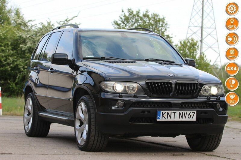 Czarny Używany 2004 BMW X5 SUV | 28 750 zł (Uczciwa cena) - Obraz 1/4