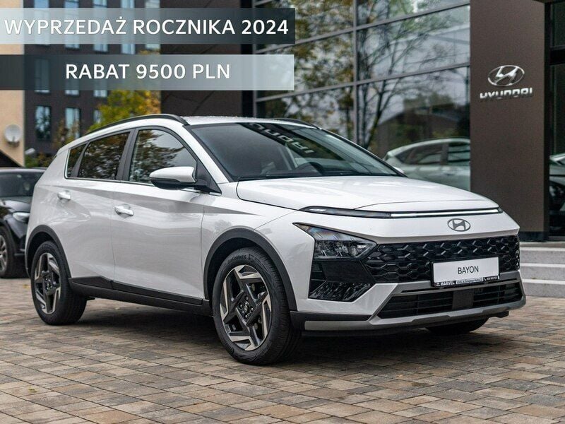 Biały (metalik) Nowe 2024 Hyundai Bayon SUV | 96 400 zł (Uczciwa cena) - Obraz 1/4