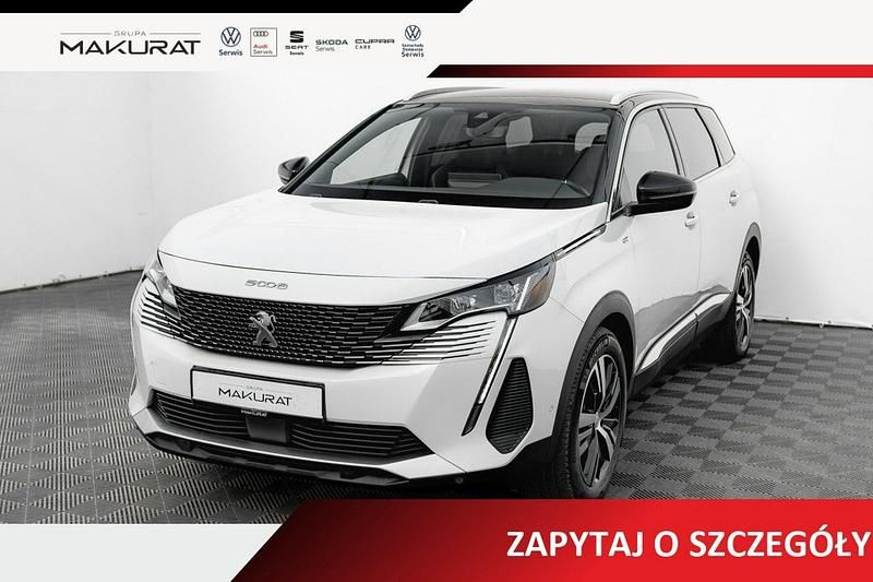 Biały Używany 2022 Peugeot 5008 GT Minivan | 119 840 zł (Drogi) - Obraz 1/4